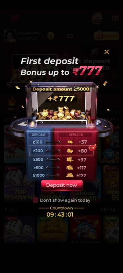 IC7 Game APK latest version featuring VIP rewards, deposit bonus, and referral program.
